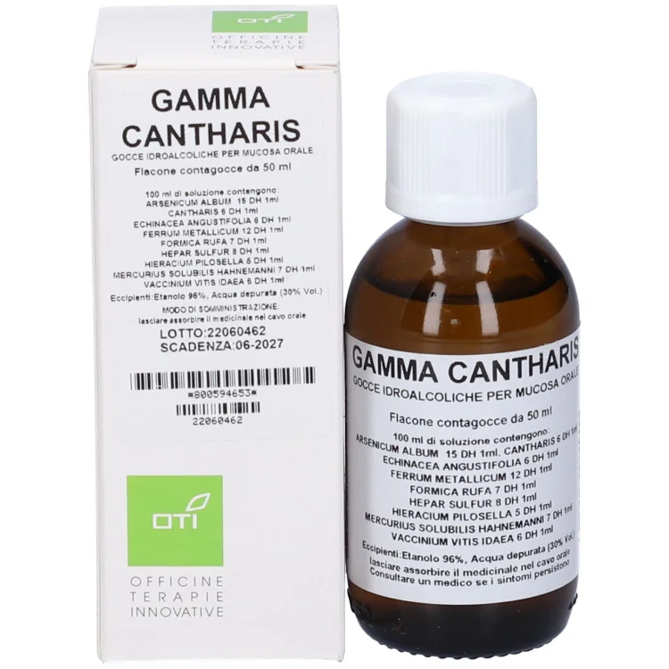 Oti Gamma Cantharis Gocce Omeopatico 50ml