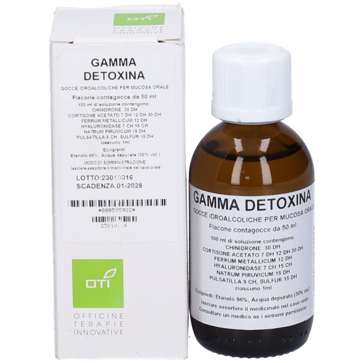 Oti Gamma Detoxina Gocce Omeopatiche per Detox 50ml