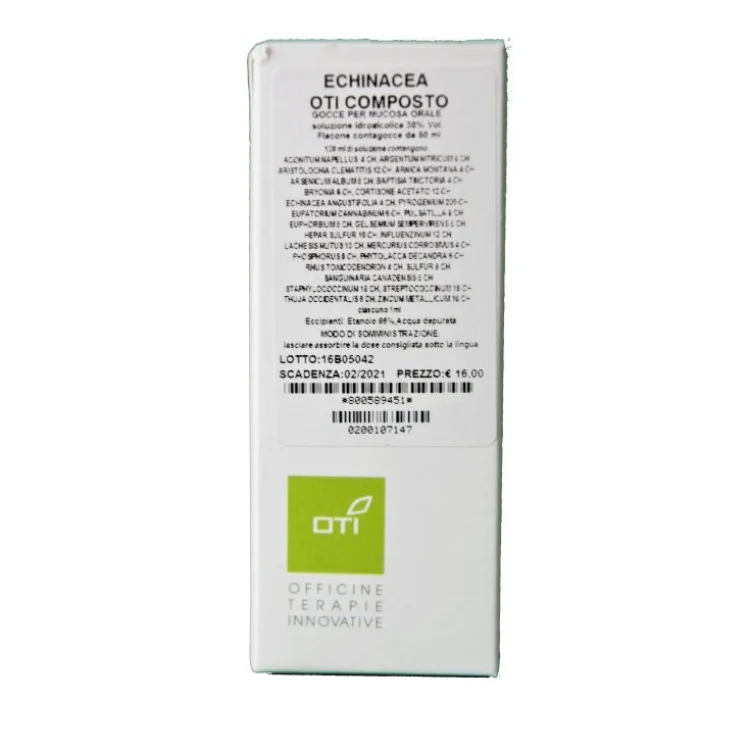 Oti Gamma Echinacea Gocce Omeopatico per Sistema Immunitario 50ml
