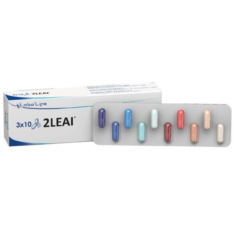 Labo'Life 2LEAI Medicinale Omeopatico per Sistema Immunitario 30 Capsule