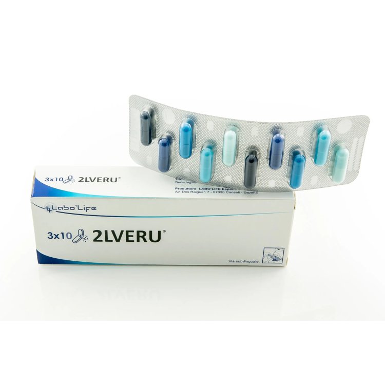 Labo'Life 2LVERU Medicinale Omeopatico per Sistema Immunitario 30 Capsule