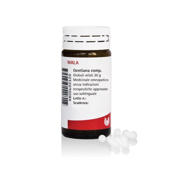 Wala Gentiana Compositum Globuli Velati Omeopatico per Disturbi Gastrointestinali 20g