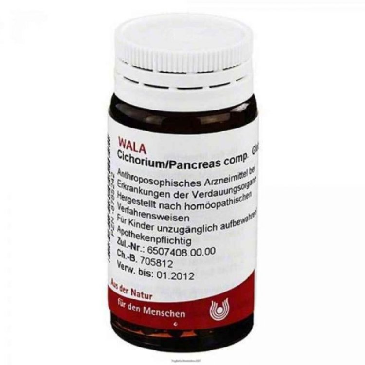Wala Cichorium Pancreas Globuli Omeopatici per Digestione 20g Wala Cichorium Pancreas Globuli Omeopatici per Digestione 20g