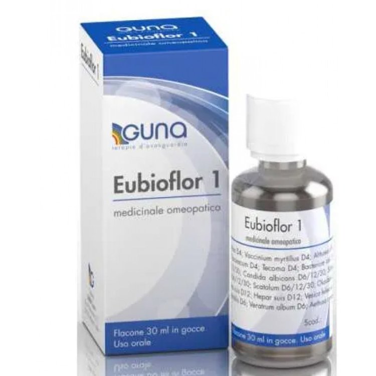 Guna Eubioflor 1 Gocce Omeopatiche per Disbiosi Intestinale 30ml