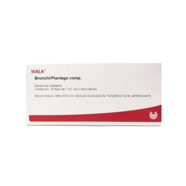 Wala Bronchi Plantago Comp Fiale Inettabili Omeopatiche da 1 ml 10 Pezzi