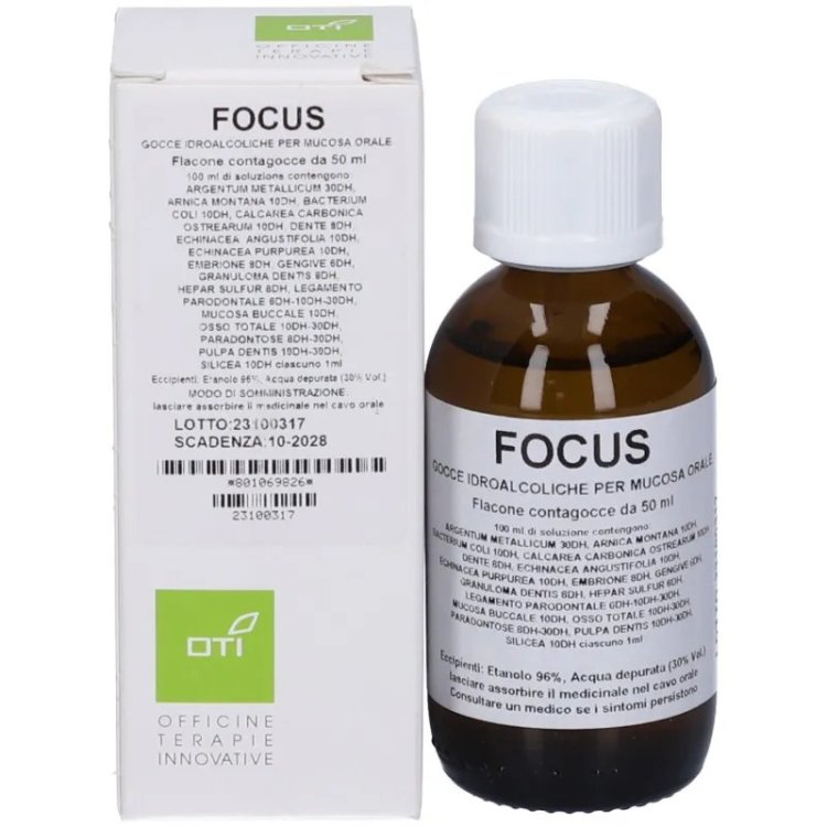 Oti Focus Composto Gocce Rimedio Omeopatico per Infiammazioni 50ml