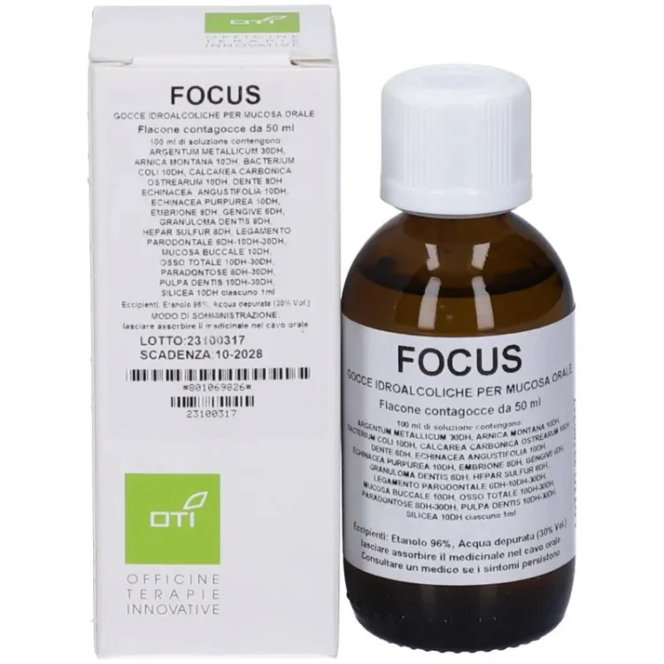 Oti Focus Composto Gocce Rimedio Omeopatico per Infiammazioni 50ml Oti Focus Composto Gocce Rimedio Omeopatico per Infiammazioni 50ml