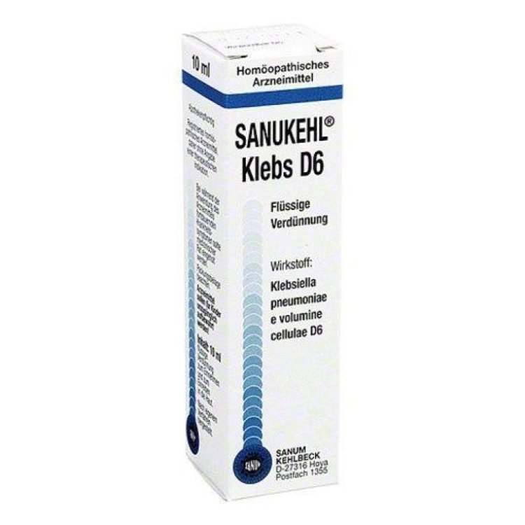 Sanum-Kehlbeck Sanukehl Klebs D6 Gocce Omeopatiche per le Vie Respiratorie 10ml