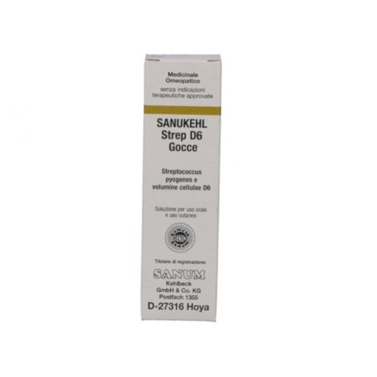 Sanum-Kehlbeck Sanukehl Strep D6 Gocce Omeopatiche 10ml