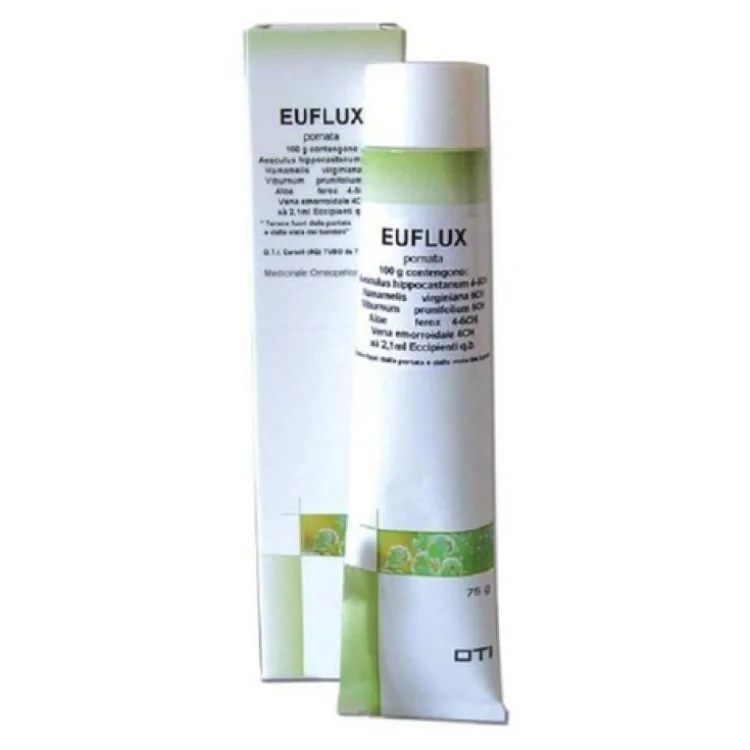 Oti Euflux Pomata Omeopatica per Emorroidi 75g Oti Euflux Pomata Omeopatica per Emorroidi 75g