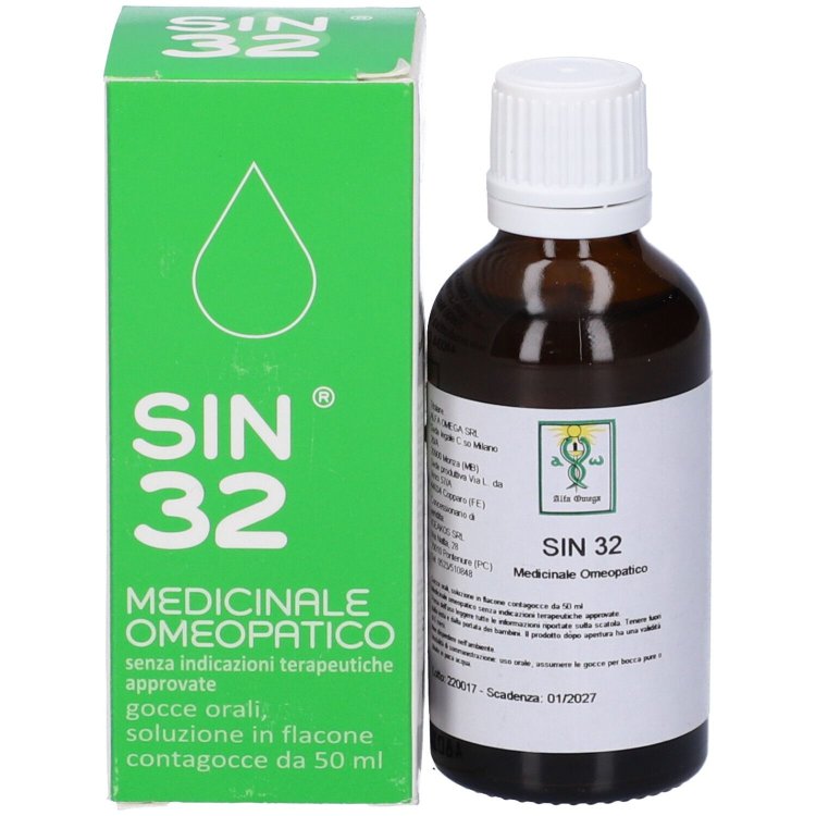Igeakos Sin 32 Gocce Omeopatiche: Rimedio per Paradontosi, Gengiviti e Piorrea, 50 ml