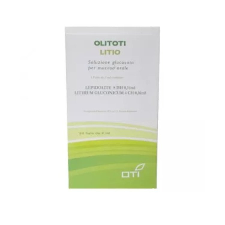 Oti Olitoti Litio Soluzione Glucosa per Mucosa Orale 20 Fiale Omeopatico