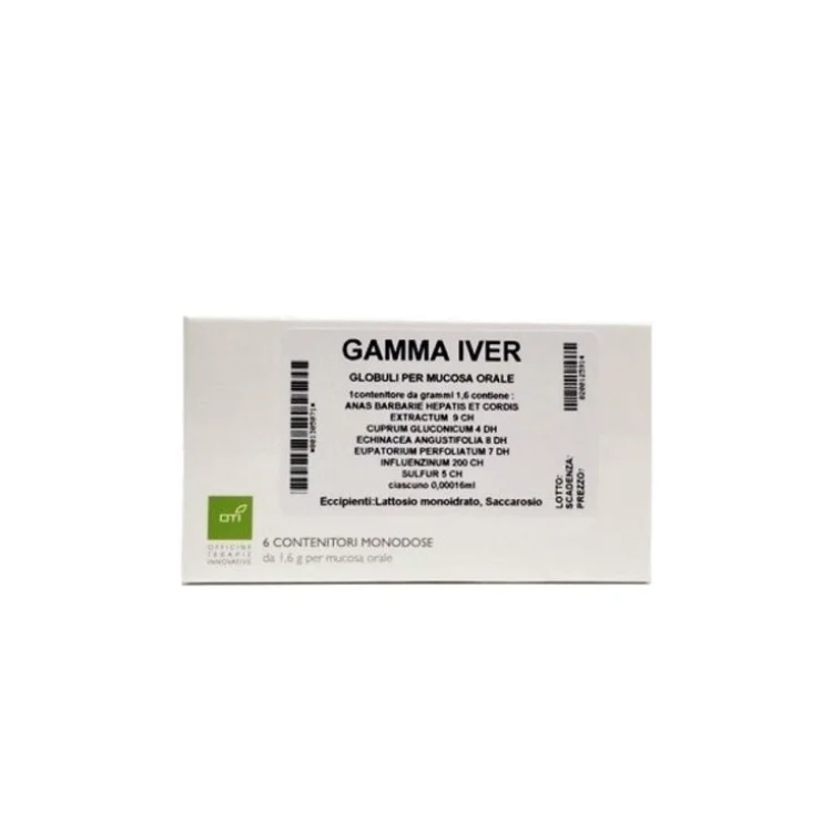 Oti Gamma Iver Omeopatico Supporto Immunitario 6 Fiale
