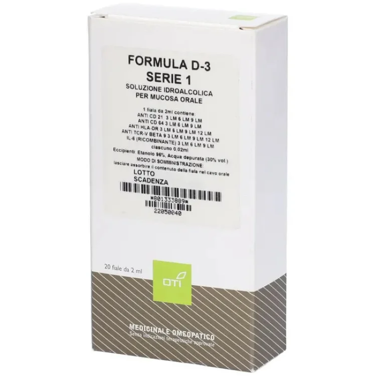 Oti Formula D-3 Serie 1 Omeopatico in Fiale Idroalcoliche, 20 Fiale Oti Formula D-3 Serie 1 Omeopatico in Fiale Idroalcoliche, 20 Fiale