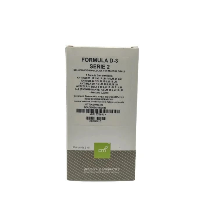 Oti Formula D-3 Serie 2 Rimedio Omeopatico 20 Fiale Idroalcoliche Oti Formula D-3 Serie 2 Rimedio Omeopatico 20 Fiale Idroalcoliche