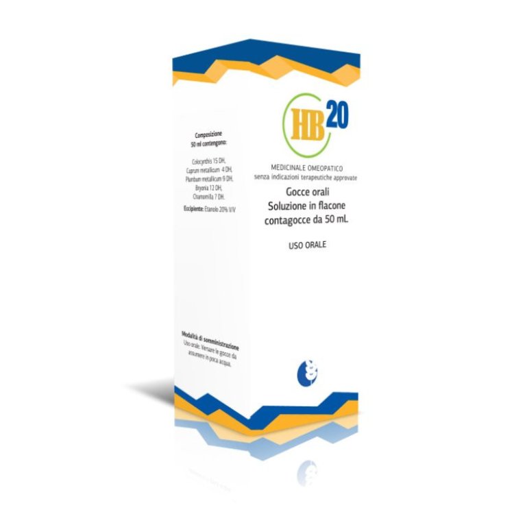 Biogroup HB 20 Spasmocol Gocce Omeopatiche per Spasmi 50ml