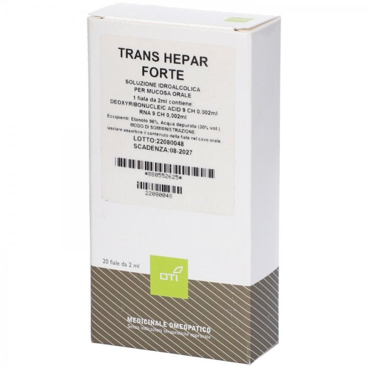 Oti Trans Hepar Forte Rimedio Omeopatico in 20 Fiale da 2ml