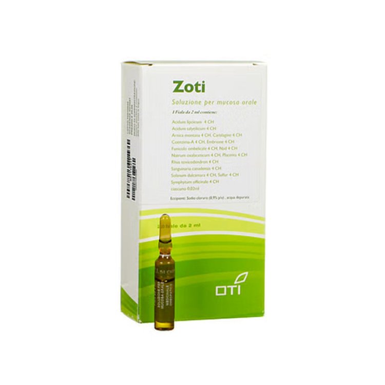 Oti Zoti Composto Fiale Omeopatiche per Reumi e Artrosi 20x2ml