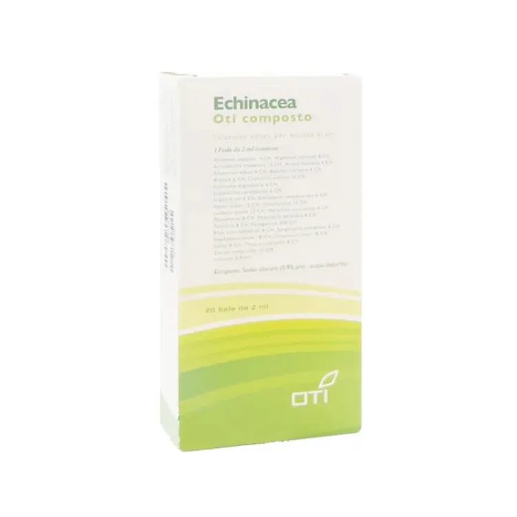 Oti Echinacea Composto: Medicinale Omeopatico in Fiale da 2 ml, 20 Pezzi Oti Echinacea Composto: Medicinale Omeopatico in Fiale da 2 ml, 20 Pezzi