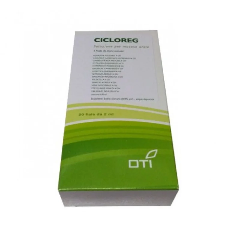 Oti Cicloreg Composto Soluzione Orale Omeopatica 20 Fiale