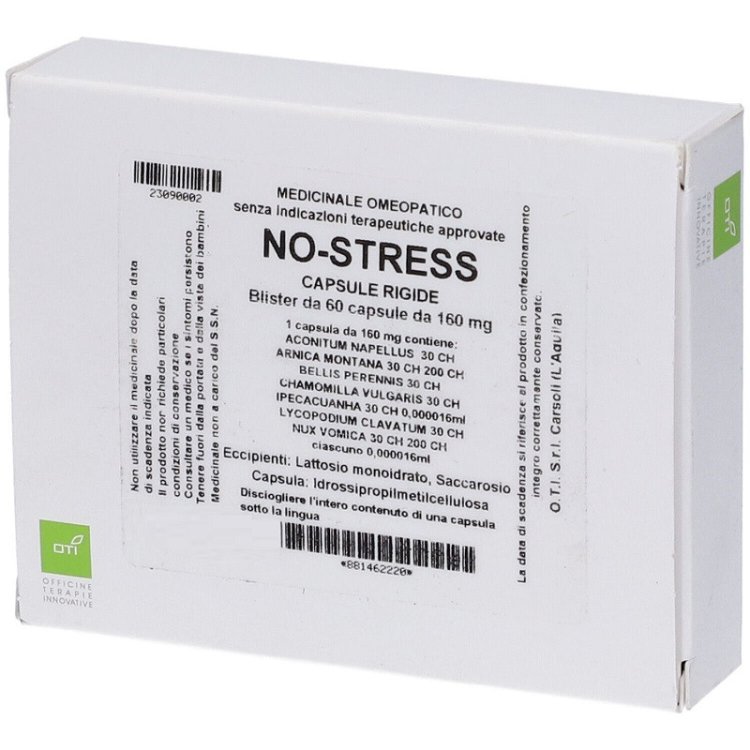 Oti No Stress Composto Omeopatico per Stanchezza, 60 Capsule