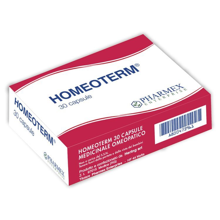 Pharmex Homeoterm Capsule Omeopatiche per Disturbi Stagionali 30 Unit&agrave;