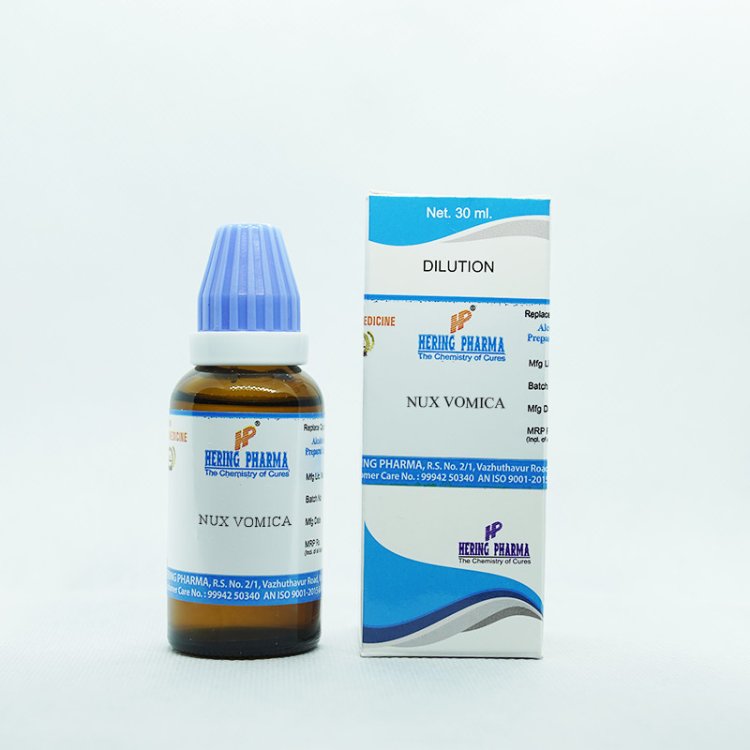 Hering He.Nux Vomica Gocce 50000K 30ml: Prodotto Omeopatico Hering He.Nux Vomica Gocce 50000K 30ml: Prodotto Omeopatico