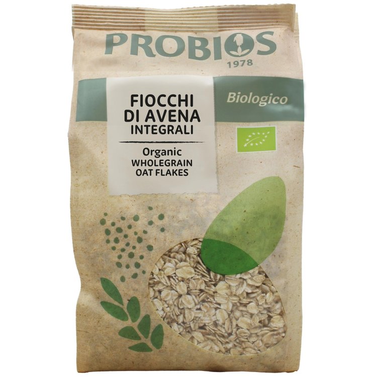 Probios Fiocchi Integrali di Avena Bio Ricchi di Fibre 500g