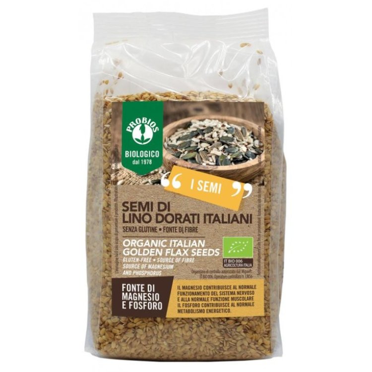 Probios Semi di Lino Dorati Italiani Biologici 500g