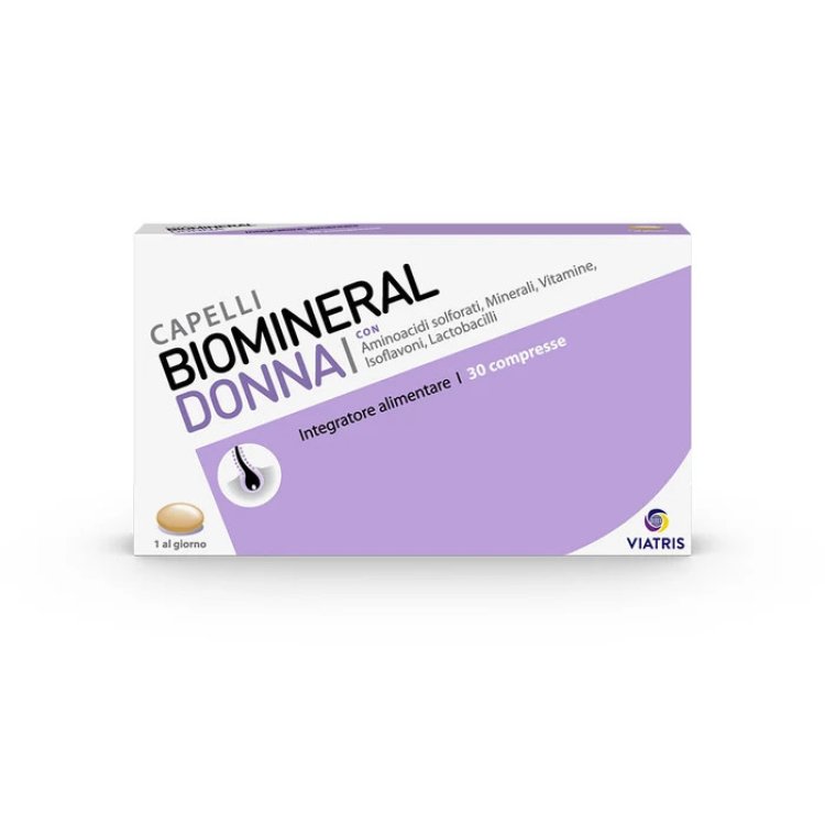 Biomineral Donna Integratore Alimentare per Capelli 30 Compresse