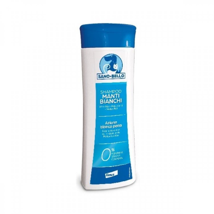 Sano E Bello Shampoo Cani Manti Bianchi Lunghi bianco perla 250 ml Sano E Bello Shampoo Cani Manti Bianchi Lunghi bianco perla 250 ml