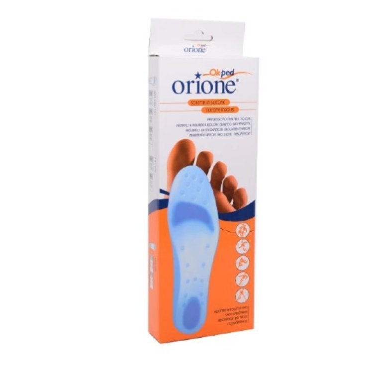 Orione Ok Ped 107 Plantare Silicone Intero Scarico Metatarsale