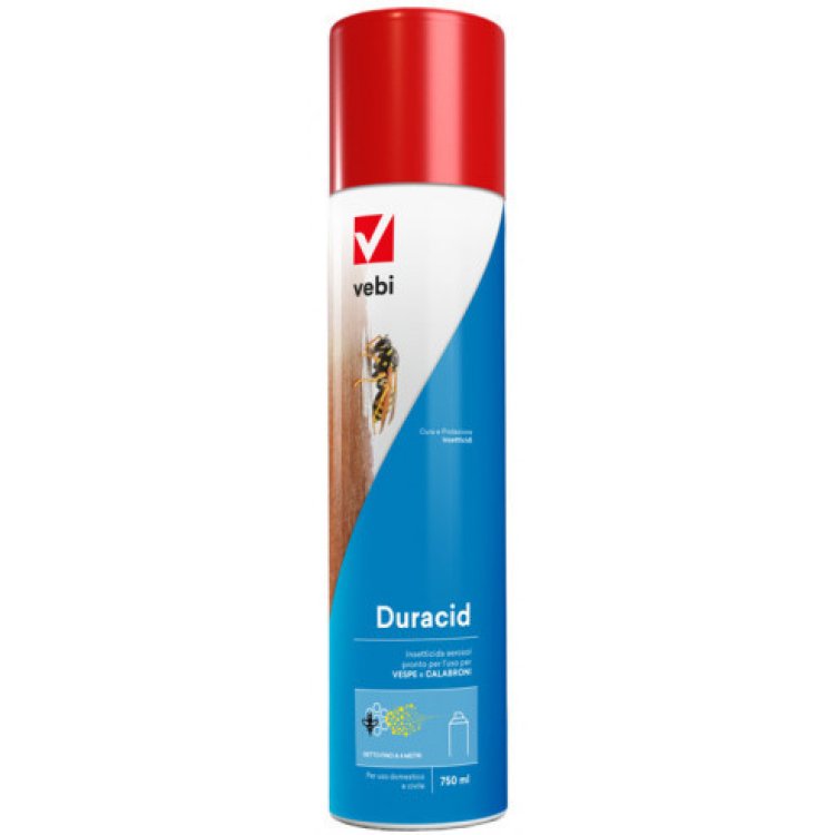 Vebi Duracid Insetticida Vespe e Calabroni Aerosol 750 ml Vebi Duracid Insetticida Vespe e Calabroni Aerosol 750 ml