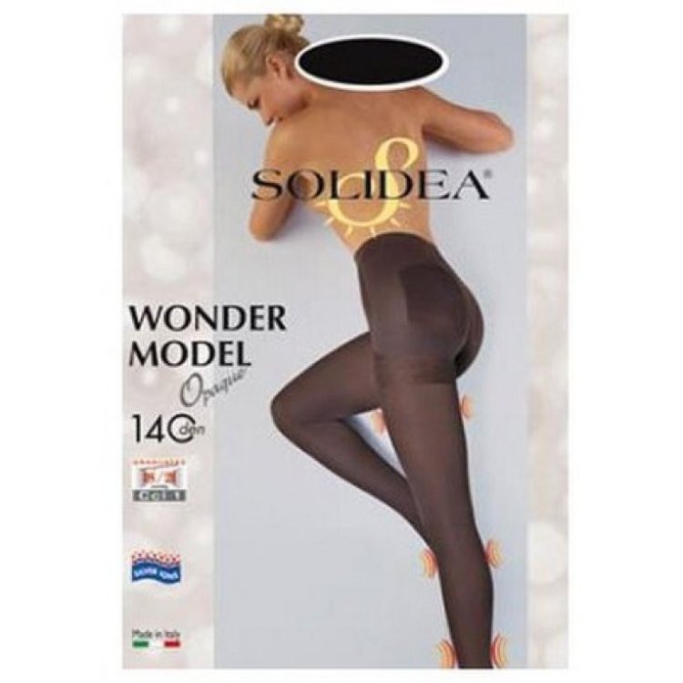 Solidea Wonder Model 140 Collant Nero Opaco Taglia 3-ML
