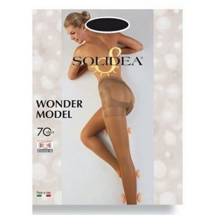 Solidea Wonder Model 70 Sheer Collant Nero Misura 3-ML