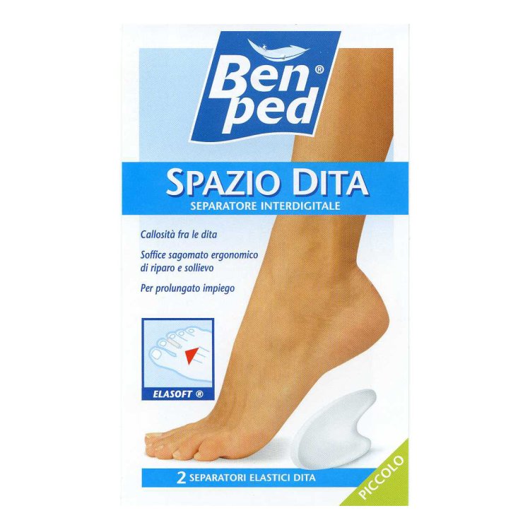 Benped Separatore Dita Piccolo 2 Pezzi per Dita Accavallate Benped Separatore Dita Piccolo 2 Pezzi per Dita Accavallate