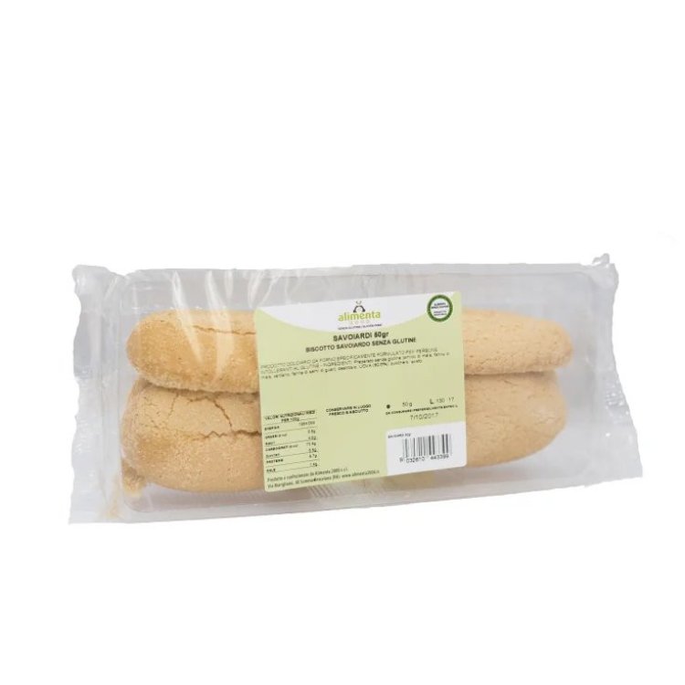 Alimenta 2000 Savoiardi Vesuvio Senza Glutine Biscotti 50g