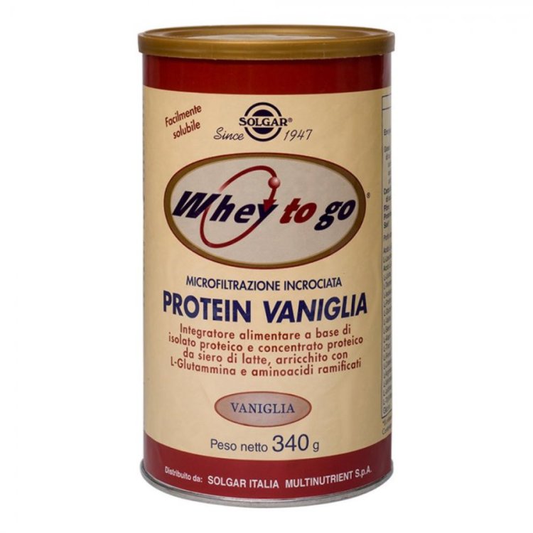 Solgar Protein Vaniglia Polvere Integratore per Massa Muscolare 340 g Solgar Protein Vaniglia Polvere Integratore per Massa Muscolare 340 g