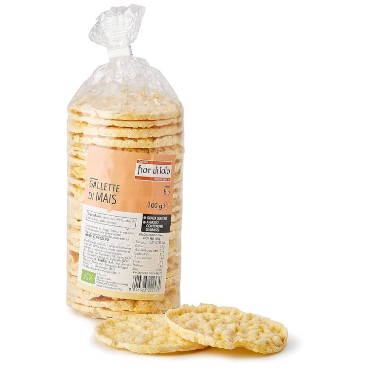Fior di Loto Gallette di Mais Biologiche Senza Glutine 100g