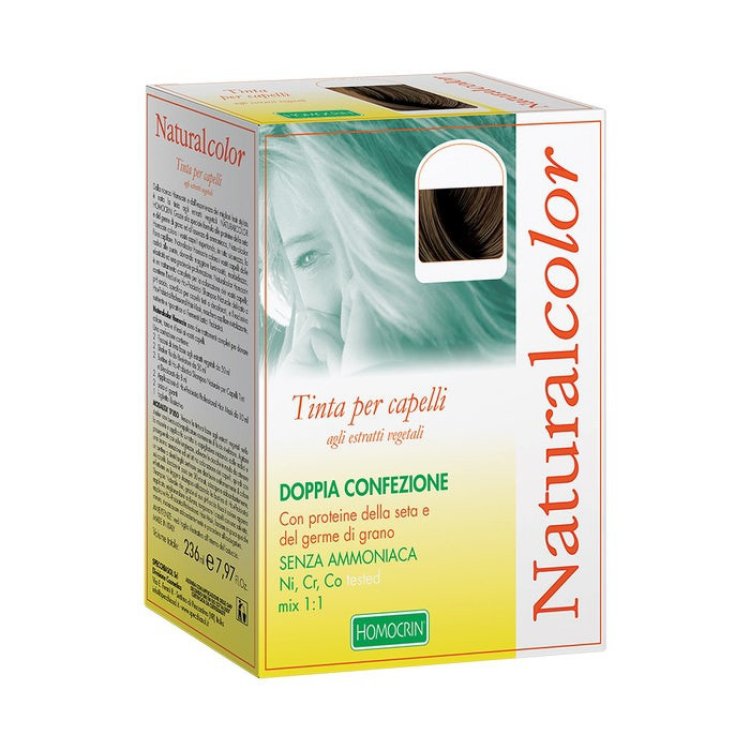 Homocrin NaturalColor Tinta per Capelli Biondo Rame 7/34 - 2 Trattamenti