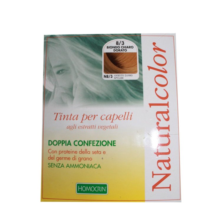 Homocrin Naturalcolor Tinta Capelli Biondo Chiaro Dorato 8/3
