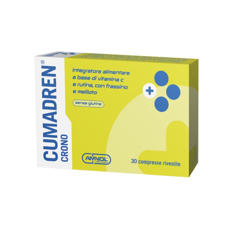 Amnol Cumadren Crono Integratore per Microcircolo e Drenaggio 30 Compresse