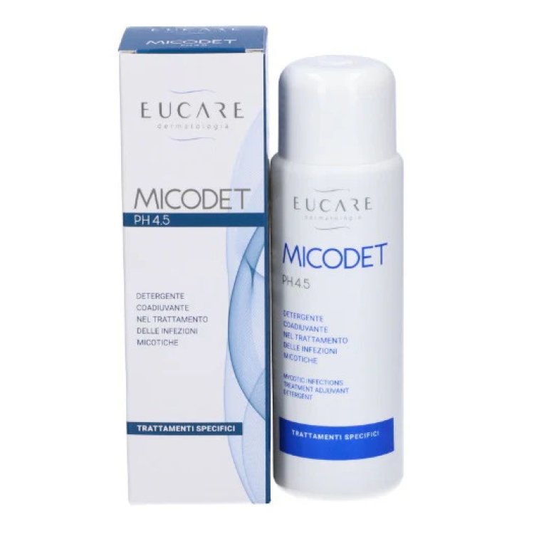 Eucare Micodet Detergente Liquido Corpo e Capelli Coadiuvante Antimicotico 200ml