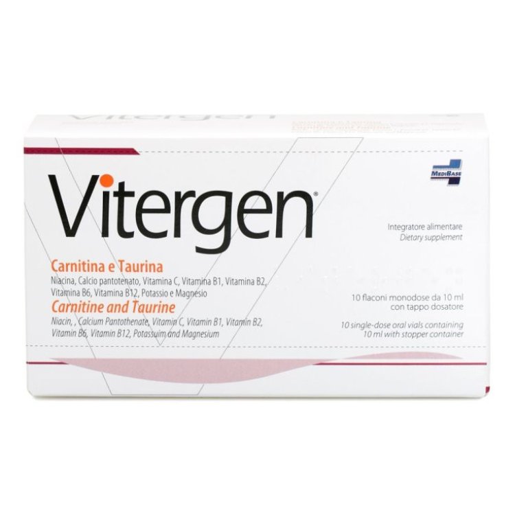 Medibase Vitergen Integratore Ricostituente 10 Flaconcini