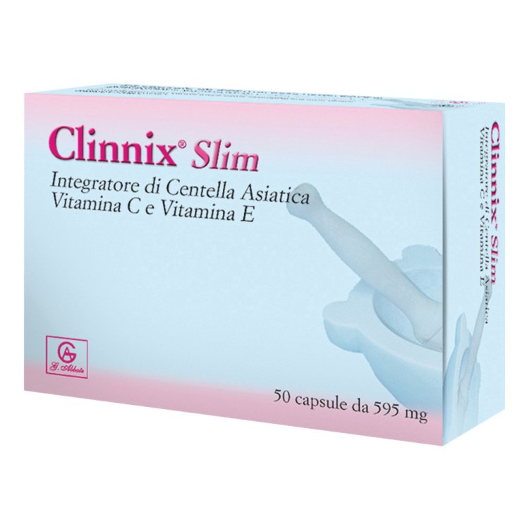 Clinnix Slim Integratore Alimentare per Controllo Peso con Vitamina C E 50 Capsule