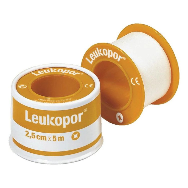 Leukopor Cerotto Rocchetto Ipoallergenico per Pelli Sensibili 2,5x500cm
