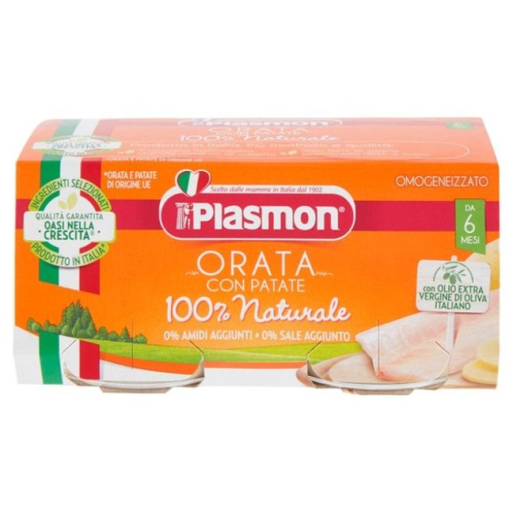 Plasmon Omogeneizzato Orata con Patate Dal 6&deg; Mese 2x80g