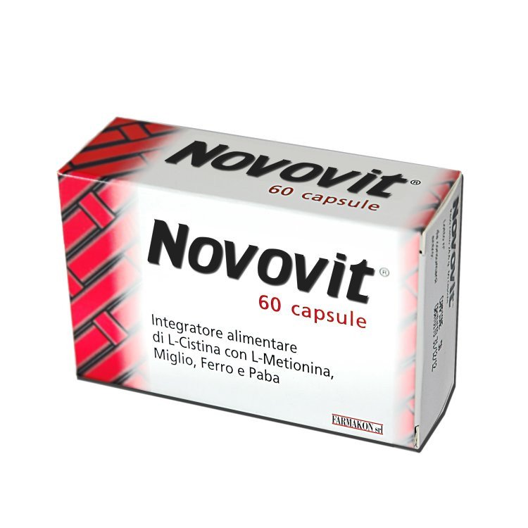 Farmakon Novovit Integratore Alimentare per Capelli in Capsule, 60 Unit&agrave;