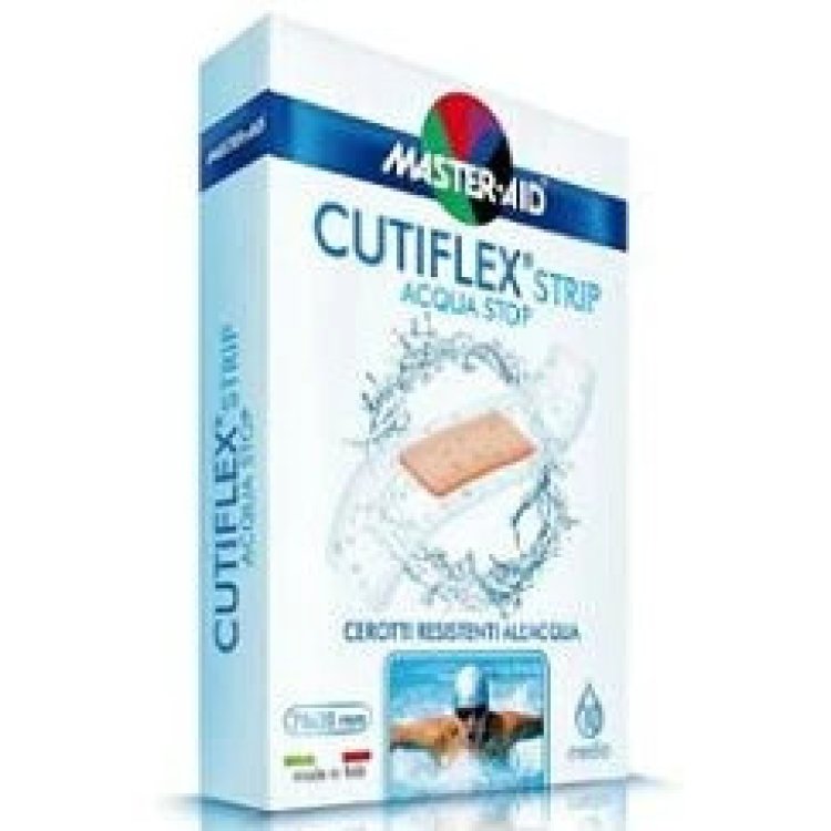 Master Aid Cutiflex Strip Acqua Stop Cerotto Trasparente Super