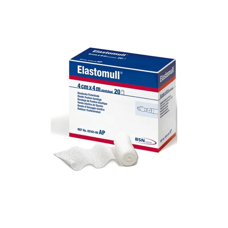 Elastomull Benda Elastica di Fissaggio per Medicazioni 4x400 cm